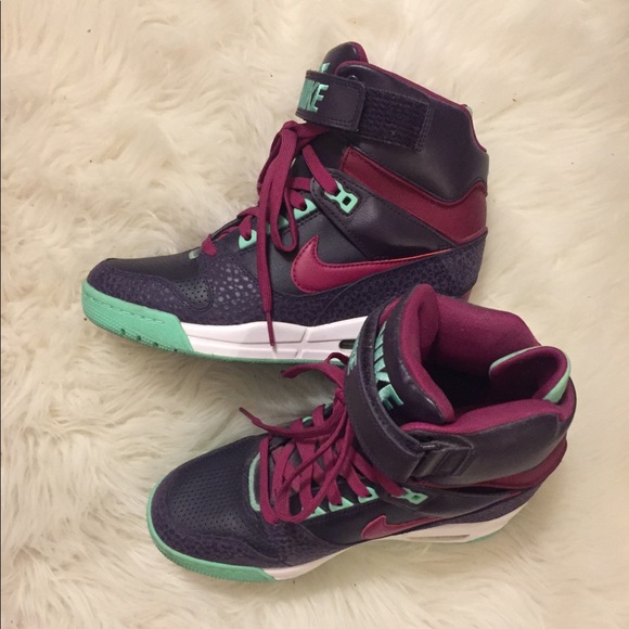 nike air revolution sky hi purple dynasty rasberry